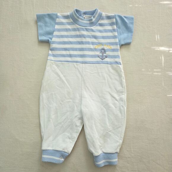 Vintage "First Mate" Pantsuit 6-9 months - Picture 1 of 5